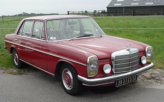 The W114 and W115 is by today's standards much closer to contemporary 